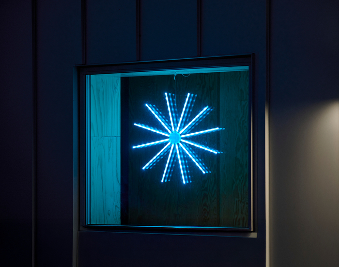 LED-stjerne 96 LED flerfarget Ø60 cm